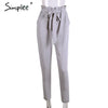 Chiffon High Waist Harem Trousers Pants Selvedge Summer Style Casual