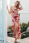 Summer Beach Dress Floral Print Long Dress