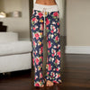 Straight Print Casual Multi Pocket Vintage Clothing Harem Pants