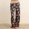 Straight Print Casual Multi Pocket Vintage Clothing Harem Pants